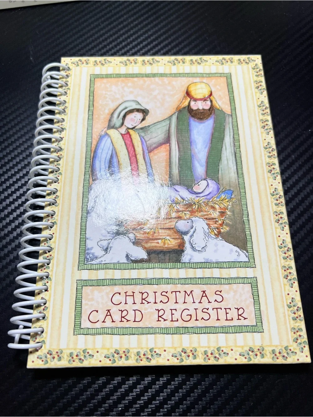 Dayspring Nativity Christmas Card Register / Record Book